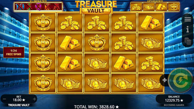 Treasure Vault giros gratis