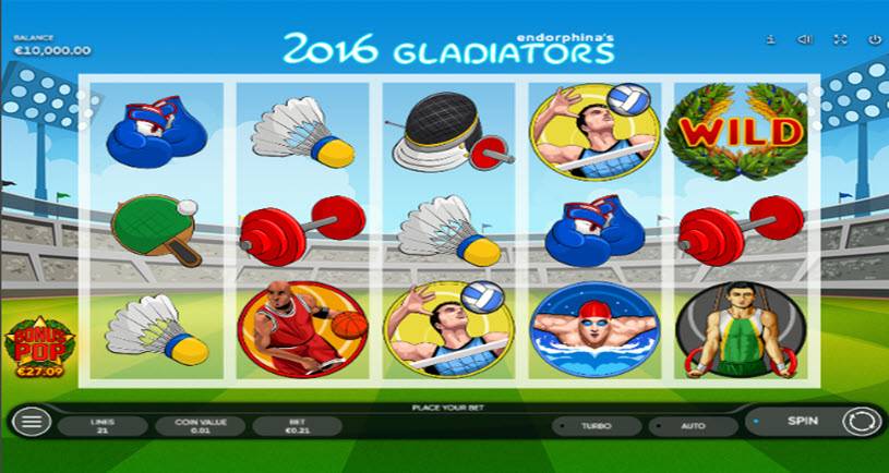 2016 Gladiators Jugabilidad