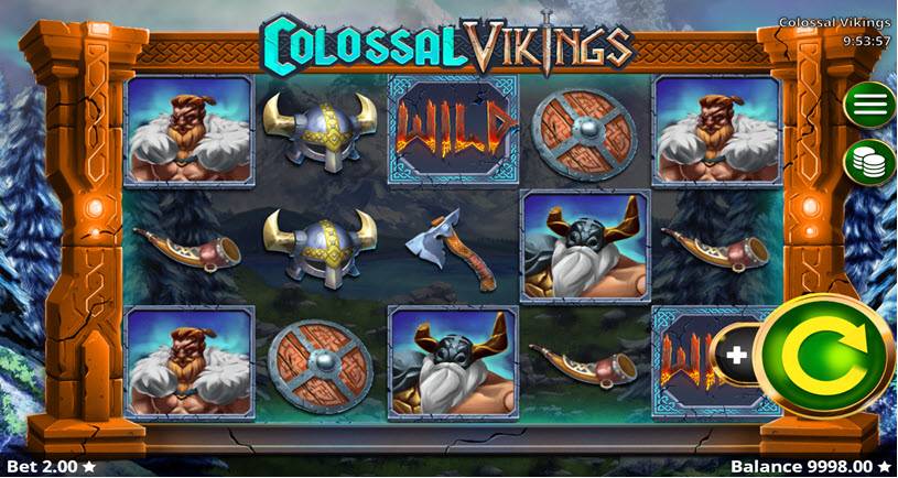 Colossal Vikings tragamonedas jugabilidad