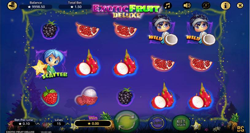 Exotic Fruit Deluxe tragamonedas jugabilidad