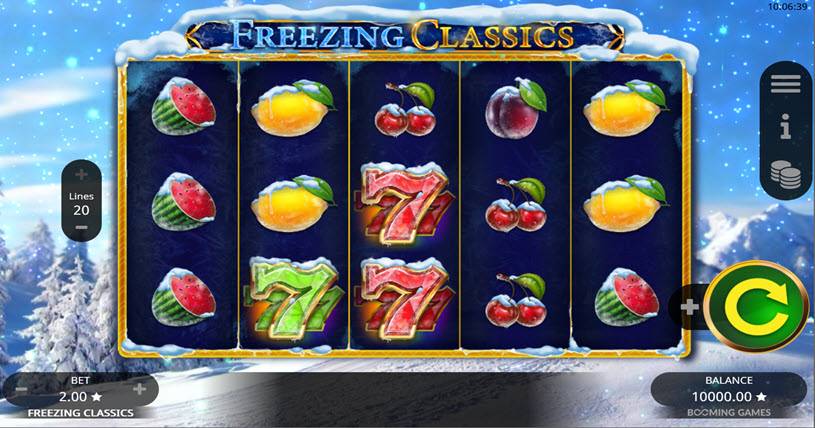 Freezing Classics tragamonedas jugabilidad