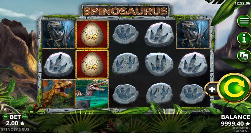 Spinosaurus tragamonedas jugabilidad
