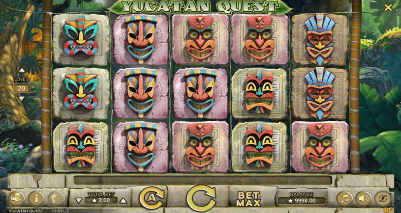Yucatan Quest tragamonedas jugabilidad